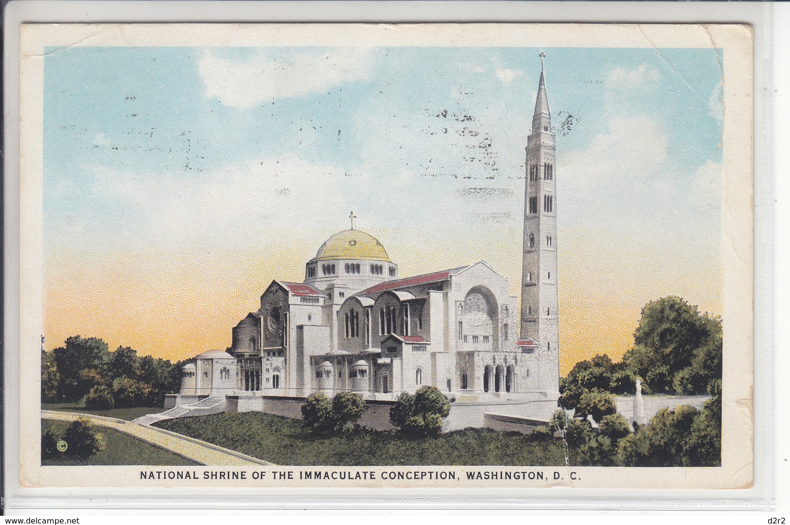 NATIONAL SHRINE OF THE IMMACULATE CONCEPTION,WASHINGTON, D.C - CIRCULEE - Washington DC