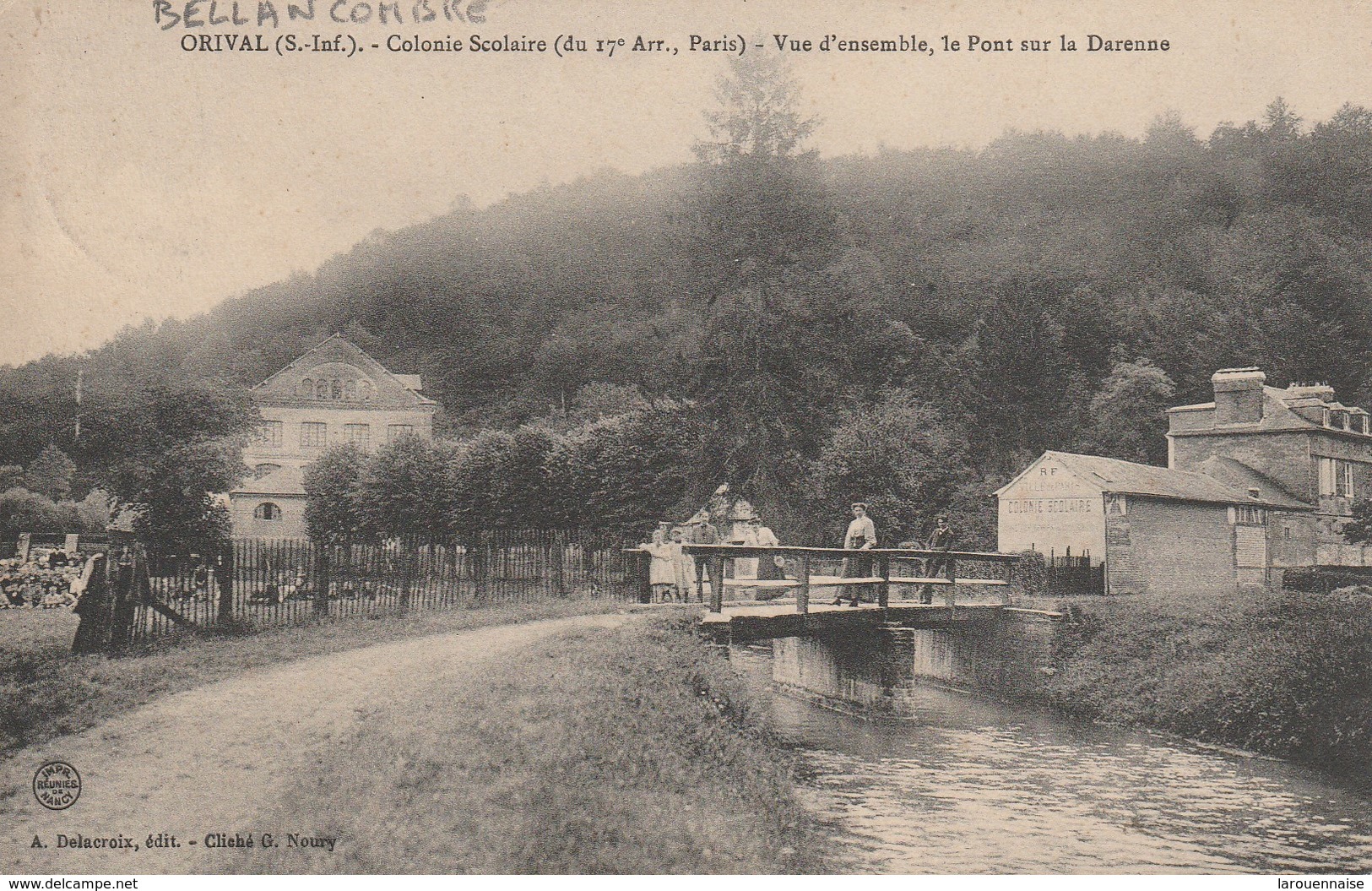 76 - BELLENCOMBRE  - Vue D' Ensemble, Le Pont Sur La Darenne - Bellencombre