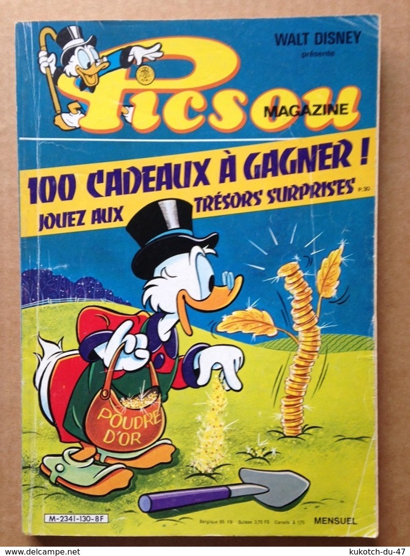 Disney - Picsou Magazine ° Année 1982 - N°130 (avec Grand Défaut D'usure) - Picsou Magazine