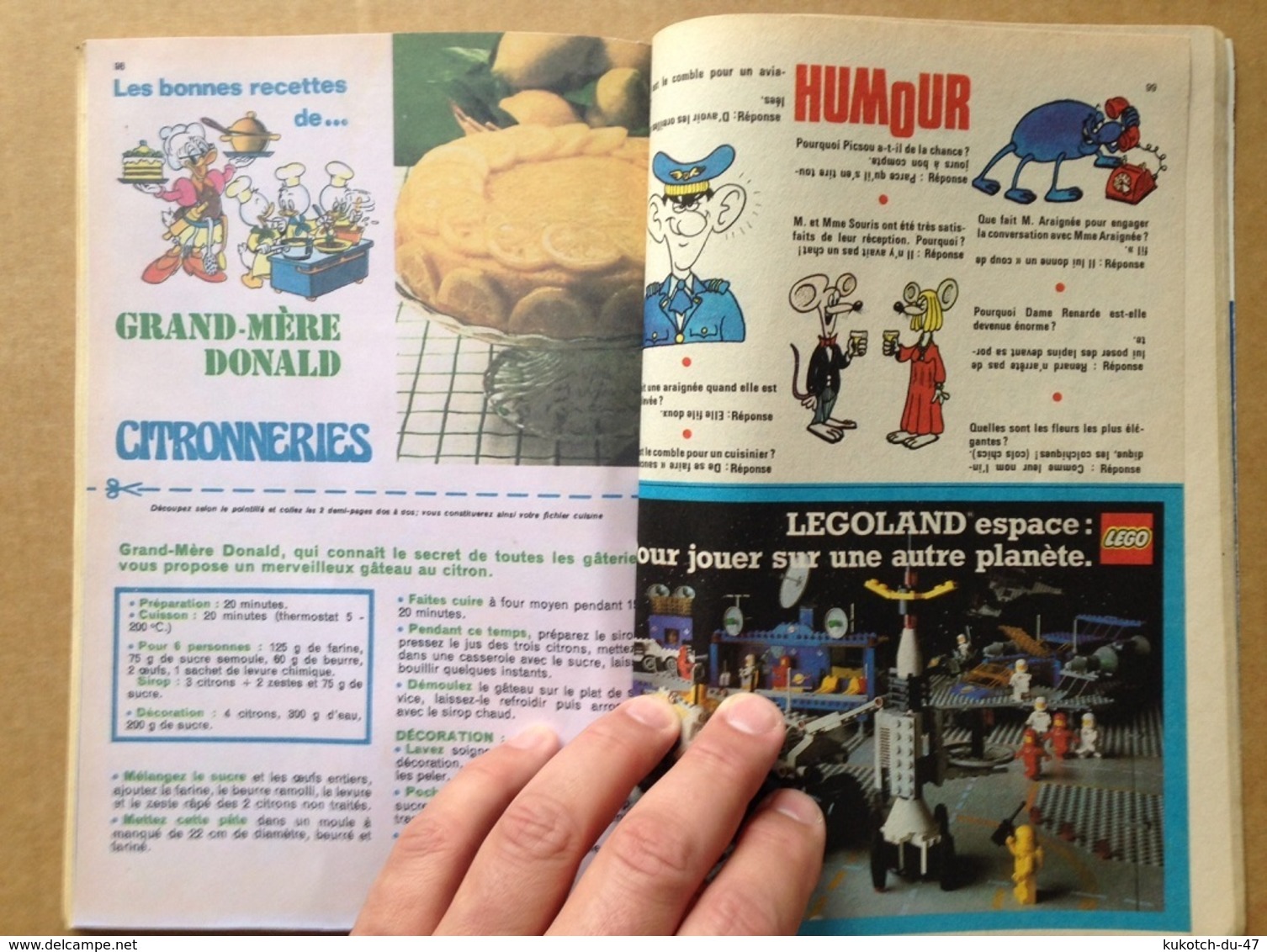 Disney - Picsou Magazine ° Année 1982 - N°130 (avec grand défaut d'usure)