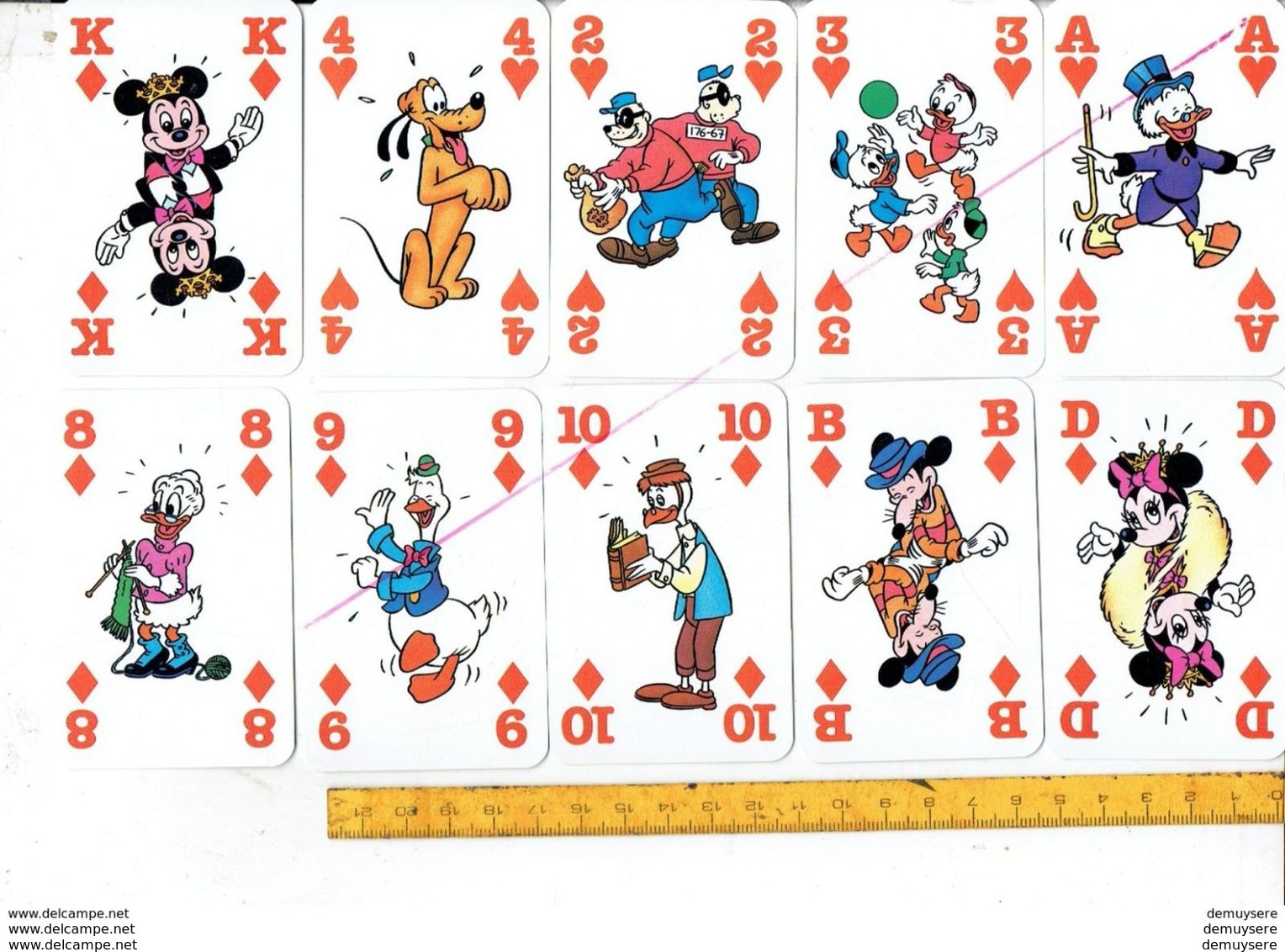 54 Speelkaarten - JEU DE CARTES - PTZ - WALT DIENEY - Cartes à Jouer Classiques