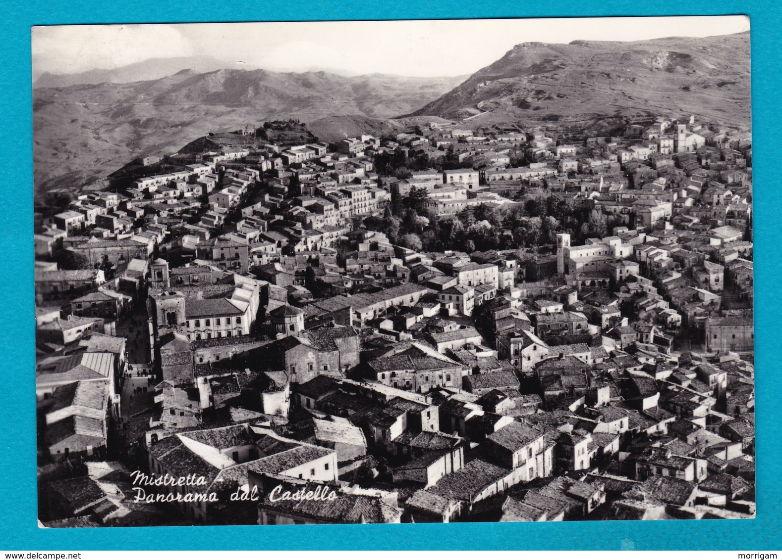 Mistretta - Panorama Dal Castello - Viaggiata 1956 - Autres & Non Classés