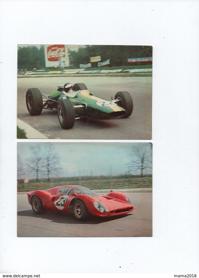 Lot  7 Cartes Photos  Formule FI - Grand Prix / F1