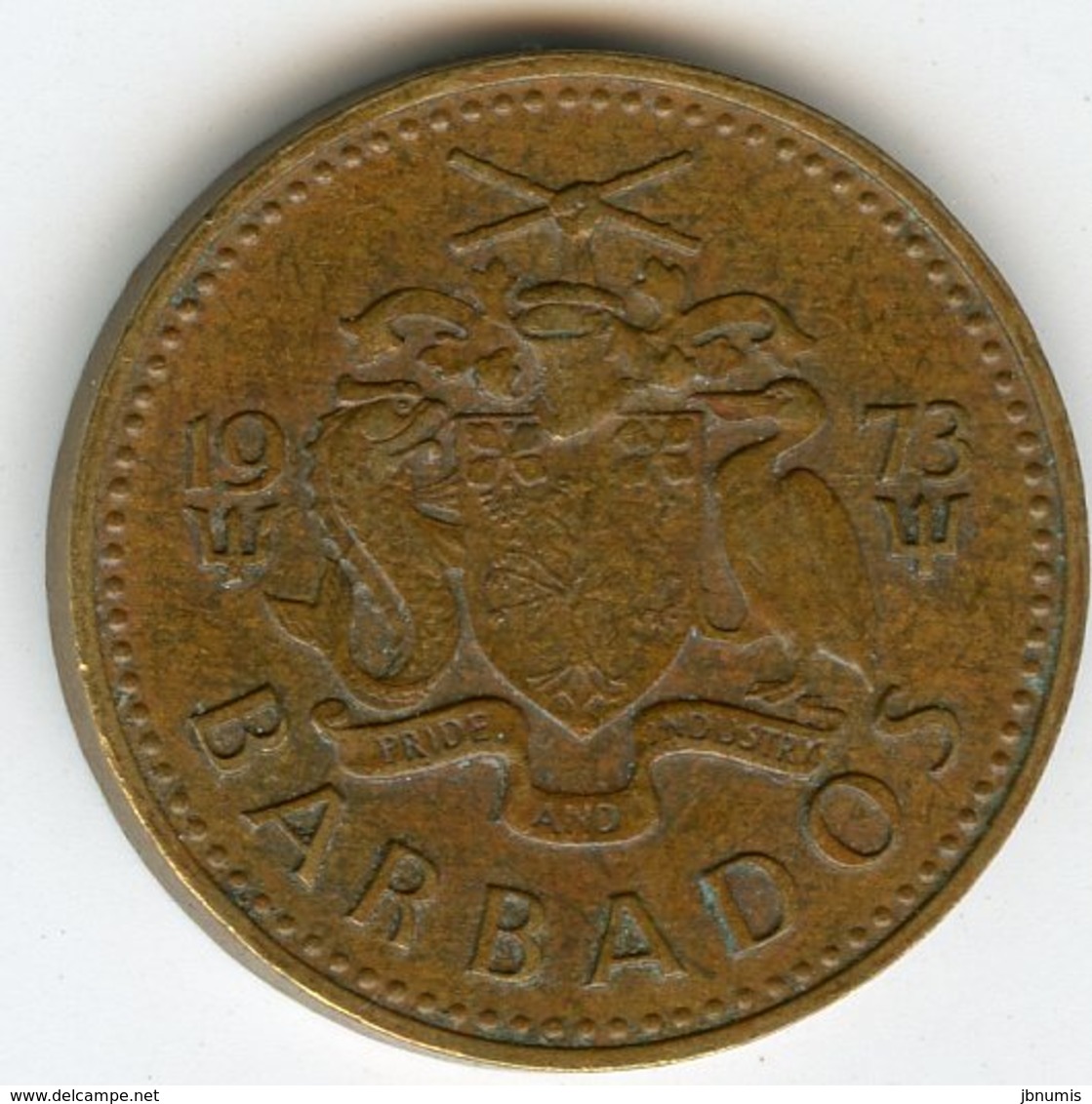 Barbades Barbados 5 Cents 1973 KM 11 - Barbades