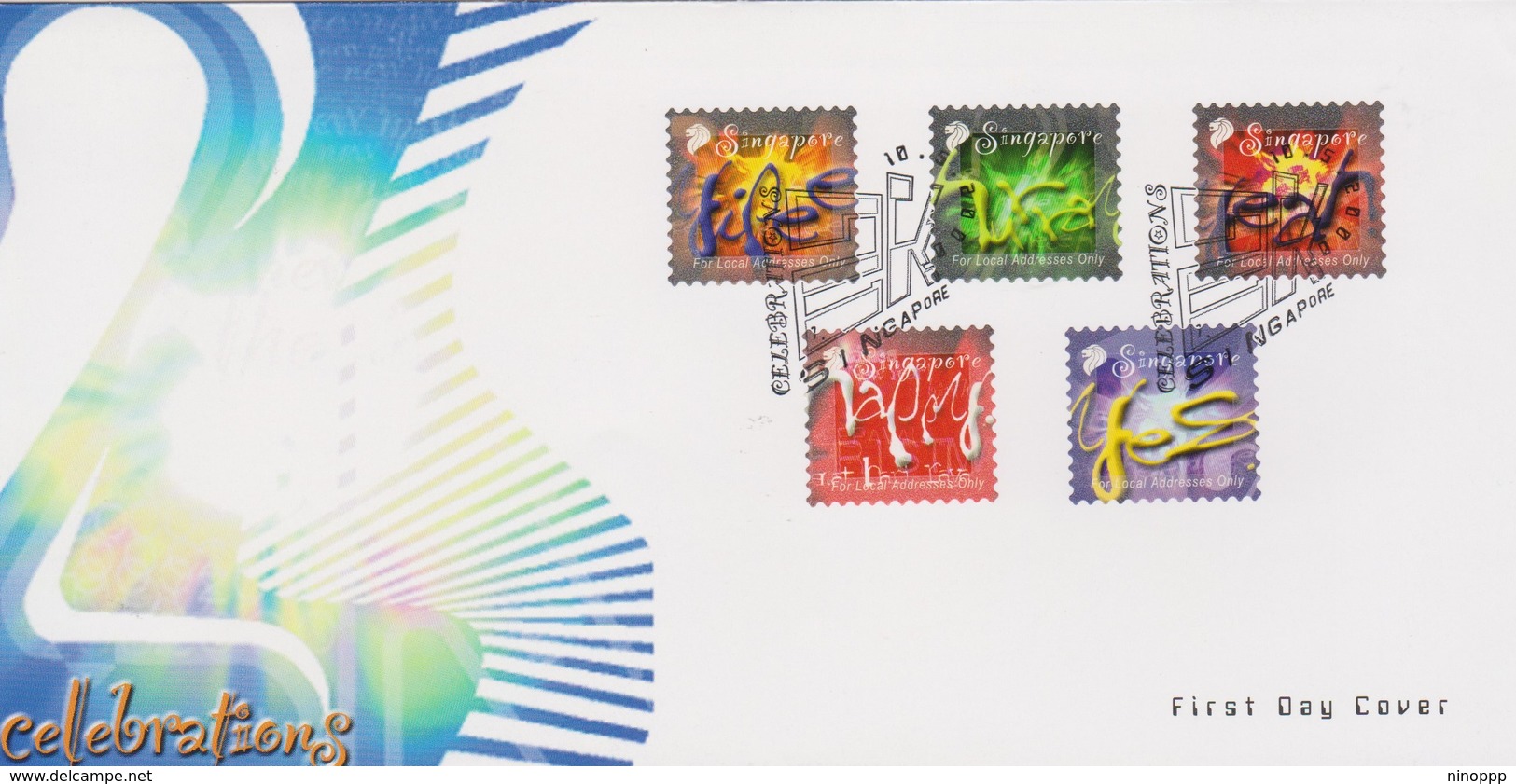 Singapore 2000 Greetings - Celebrations FDC - Singapore (1959-...)