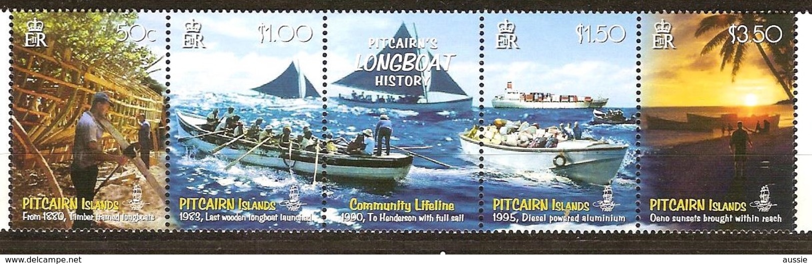 Pitcairn Islands 2008 Yvertn° 695-698  *** MNH Cote 14 Euro Bateaux Boten Ships - Pitcairn