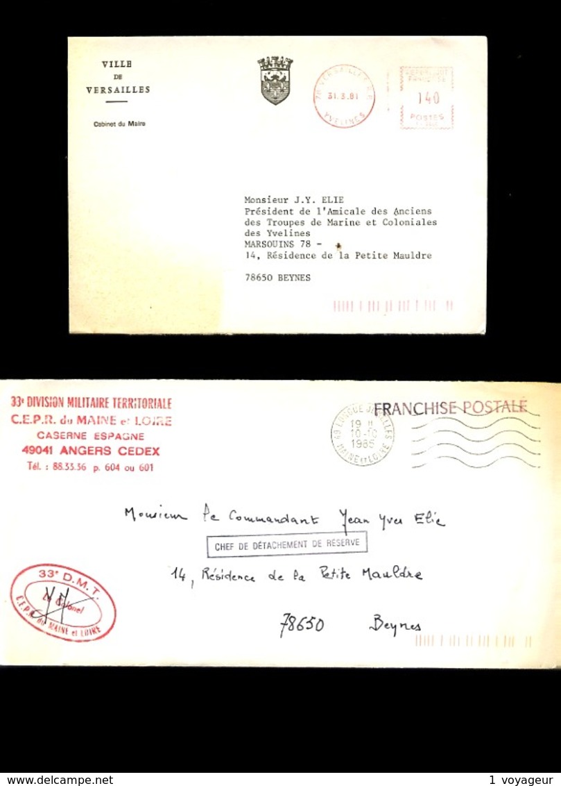 FRANCE  - Lot environ 47 documents philatéliques + divers  - Toutes époques - Bon état