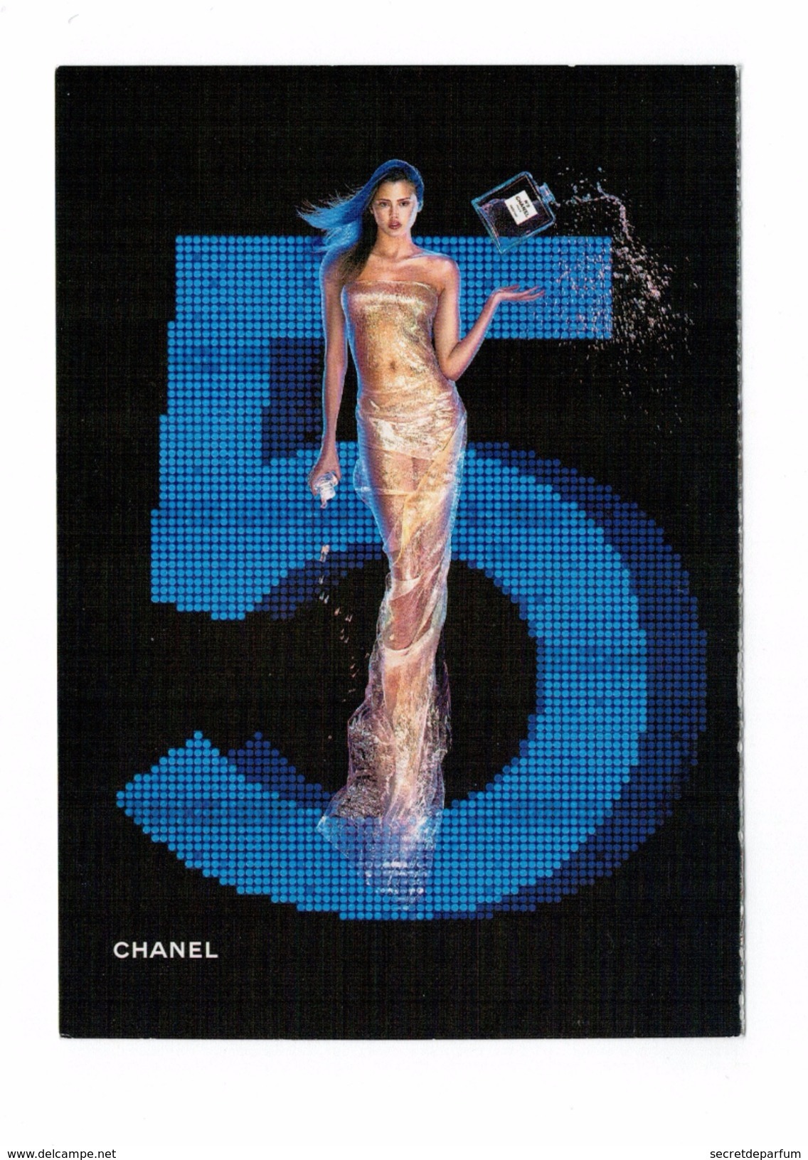 Cartes Parfumées Carte CHANEL N°5  De CHANEL   RECTO VERSO CARTE DOUGLAS - Modernes (à Partir De 1961)
