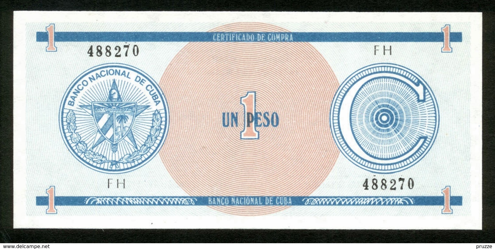 Cuba - Kuba 1985 ?, 1 Peso, FH 488270, UNC - Kuba