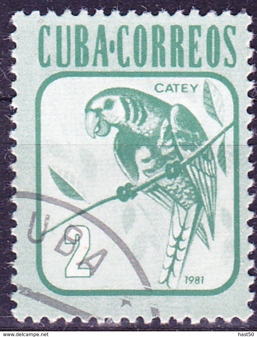 Kuba Cuba - Kuba-Sittich (Aratinga Euops) (Mi.Nr.: 2607) 1981 - Gest Used Obl - Usati