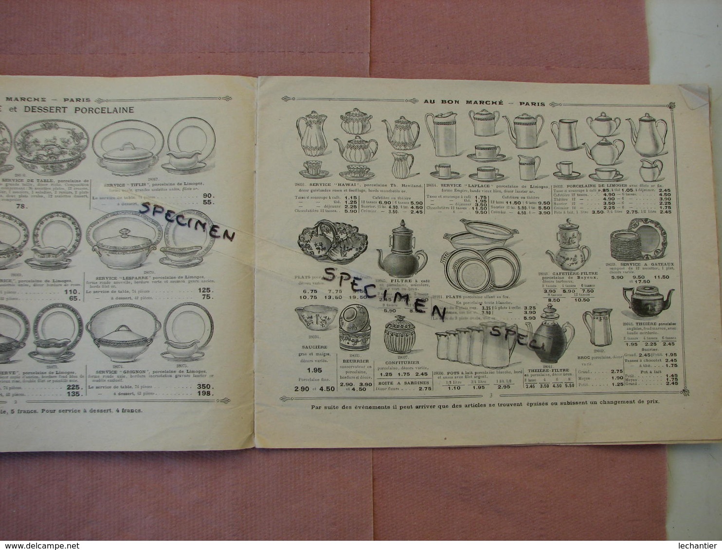 Au Bon Marché Très Interessant Catalogue 30 Pages 215X275 Orfevrerie, Service De Table, Hydrothéraphie, Chauffage Ect.. - 1900 – 1949