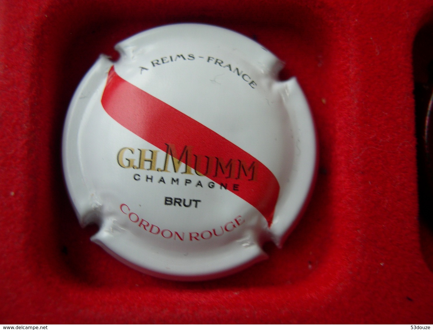 *  Capsule De Champagne G.H.MUMM N°162    * - Autres & Non Classés