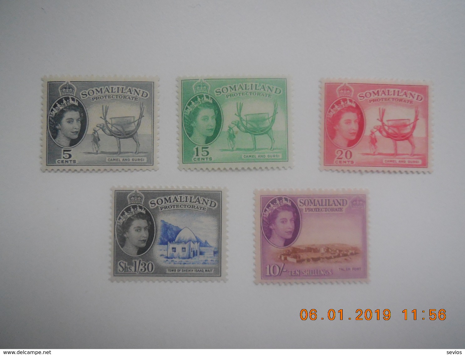 Sevios / Groot Brittannie / **, *, (*) Or Used - Somaliland (Protectorate ...-1959)