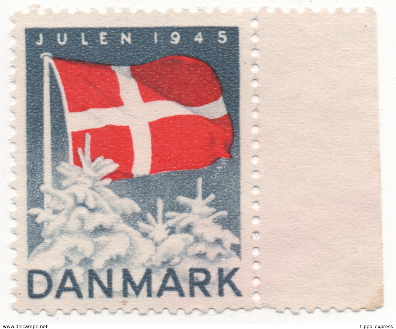 Denmark 1945, Julemaerke, Christmas Stamp, Vignet, Poster Stamp - Andere & Zonder Classificatie