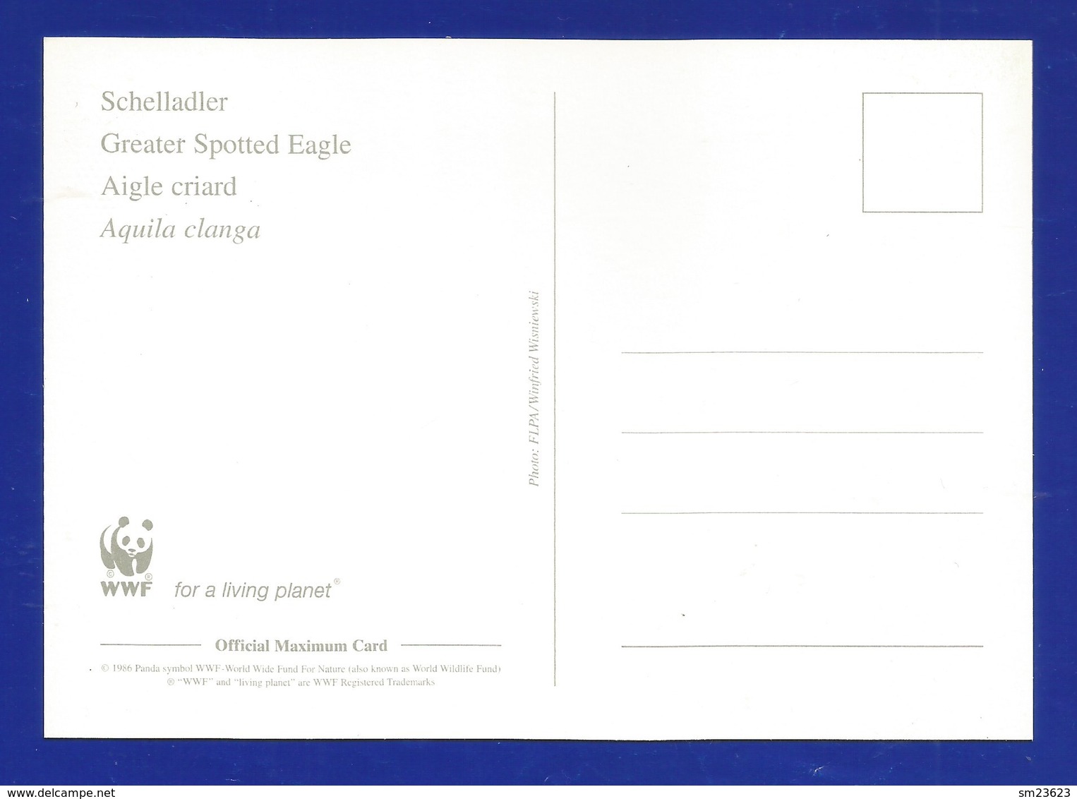 Georgien / Georgian  2007  Mi.Nr. 529 , Greater Spotted Eagle - Schelladler - WWF Maximum Card - Georgian 11.07.2007 - Georgien