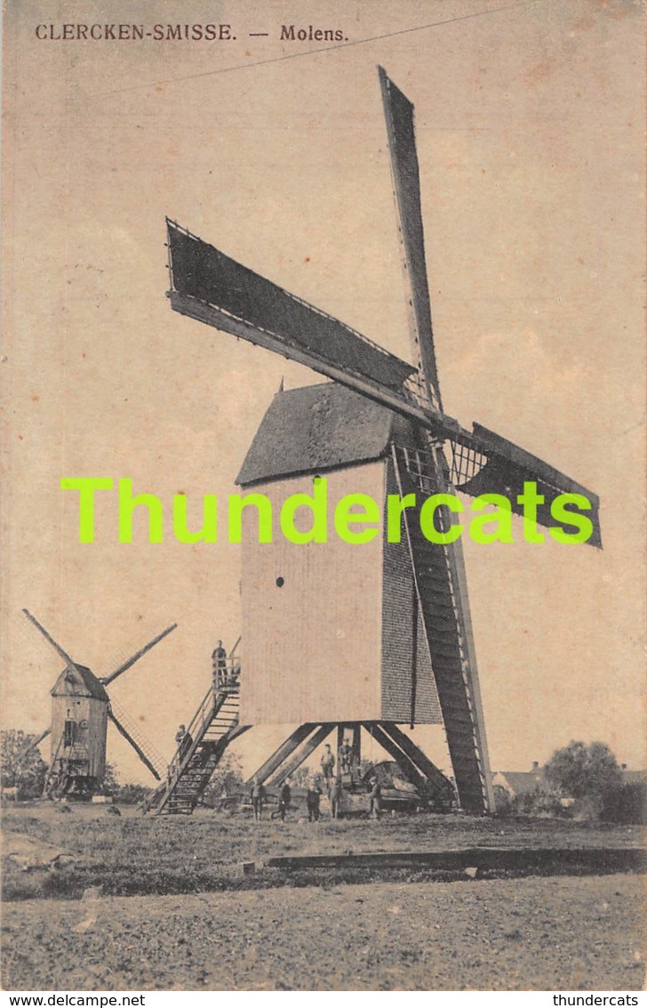 CPA CLERCKEN SMISSE KLERKEN MOLENS MOLEN MOULIN ( HOUTHULST ) - Houthulst