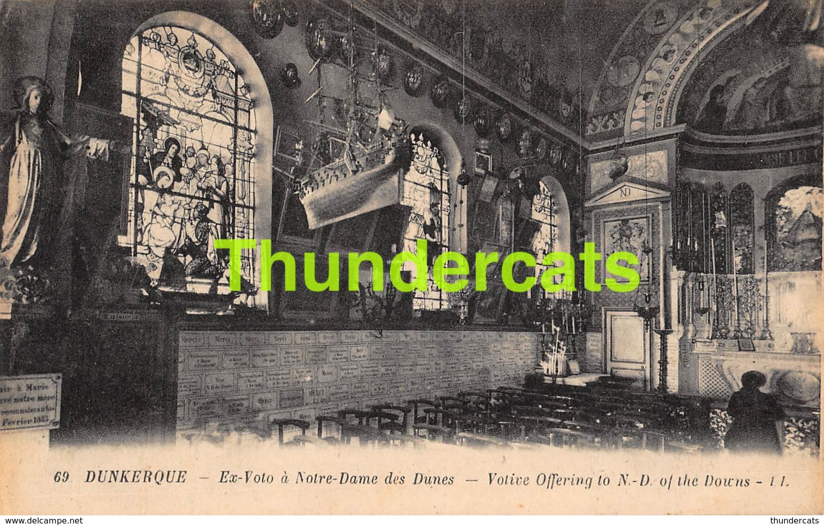 CPA 59 DUNKERQUE EX VOTO A NOTRE DAME DES DUNES - Dunkerque