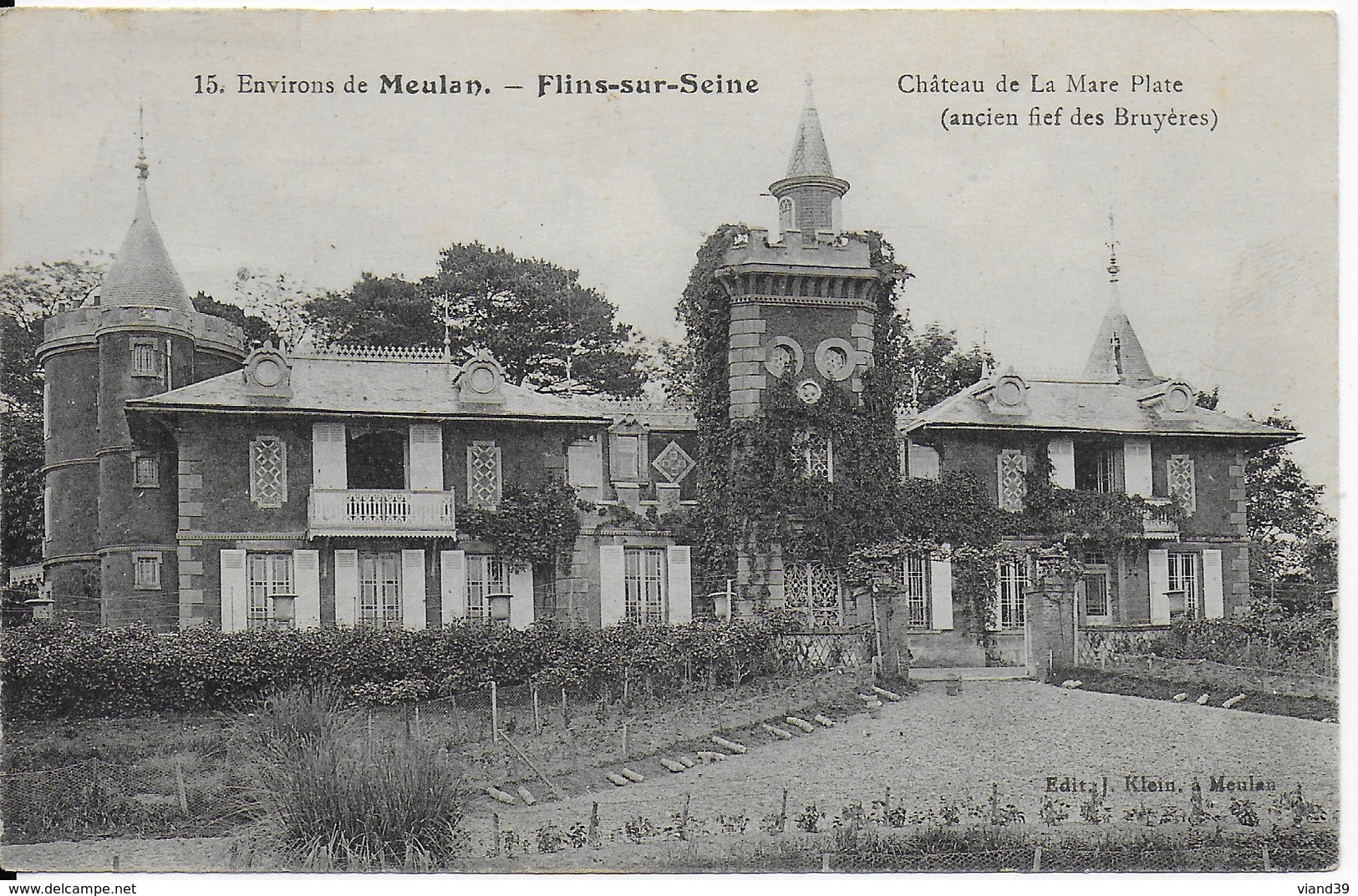 Flins Sur Seine - Château De La Mare Plate ( Ancien Fief Des Bruyères) - Flins Sur Seine