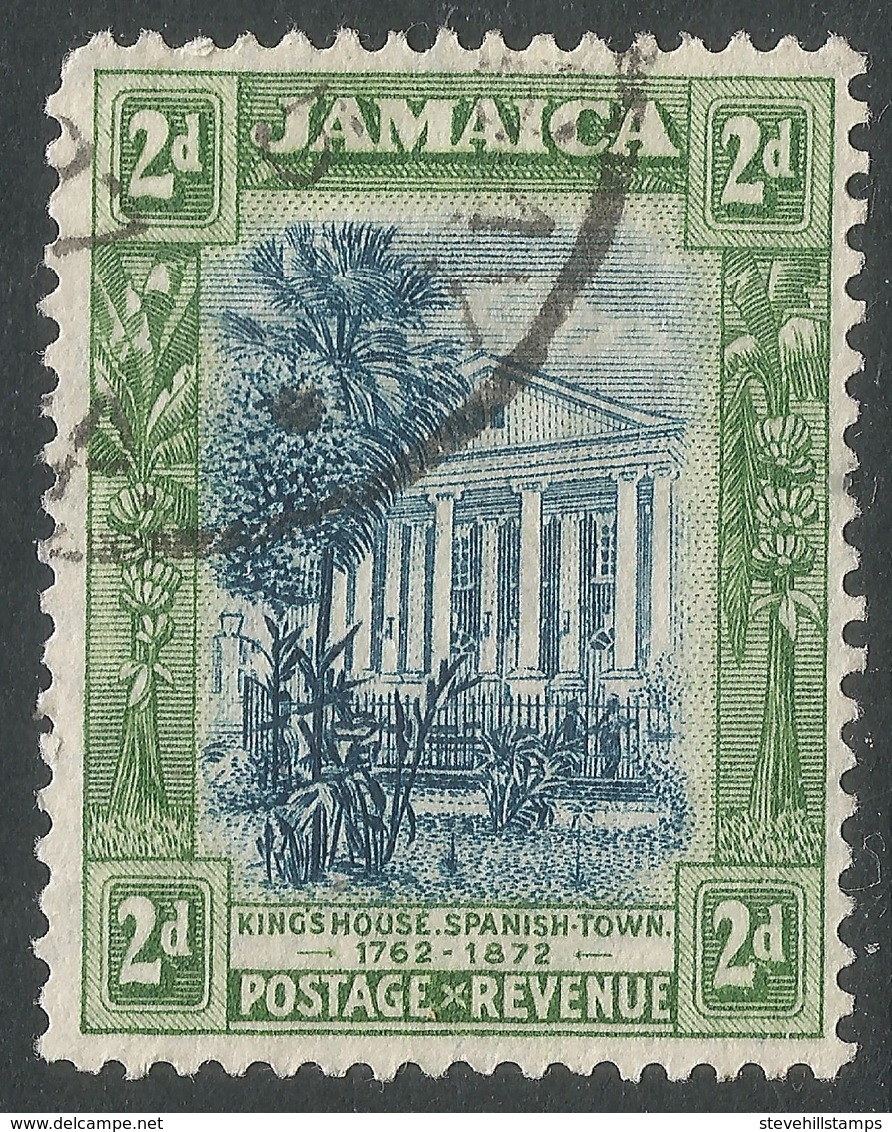 Jamaica. 1921-29 Landscapes. 2d Used. Mult Script CA W/M SG 94 - Jamaica (...-1961)