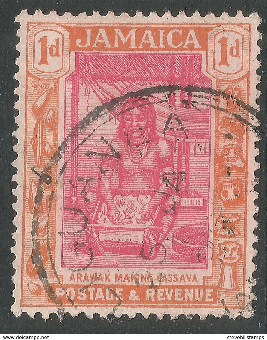 Jamaica. 1921-29 Landscapes. 1d Used. Mult Script CA W/M SG 92 - Jamaica (...-1961)