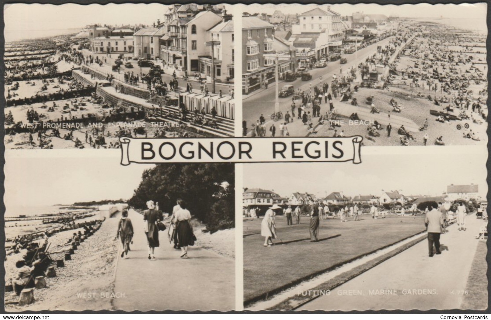 Multiview, Bognor Regis, Sussex, 1959 - Valentine's RP Postcard - Bognor Regis