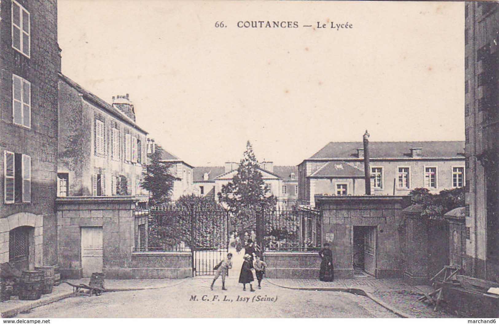 Coutances Le Lycée éditeur M C F L N°66 - Coutances