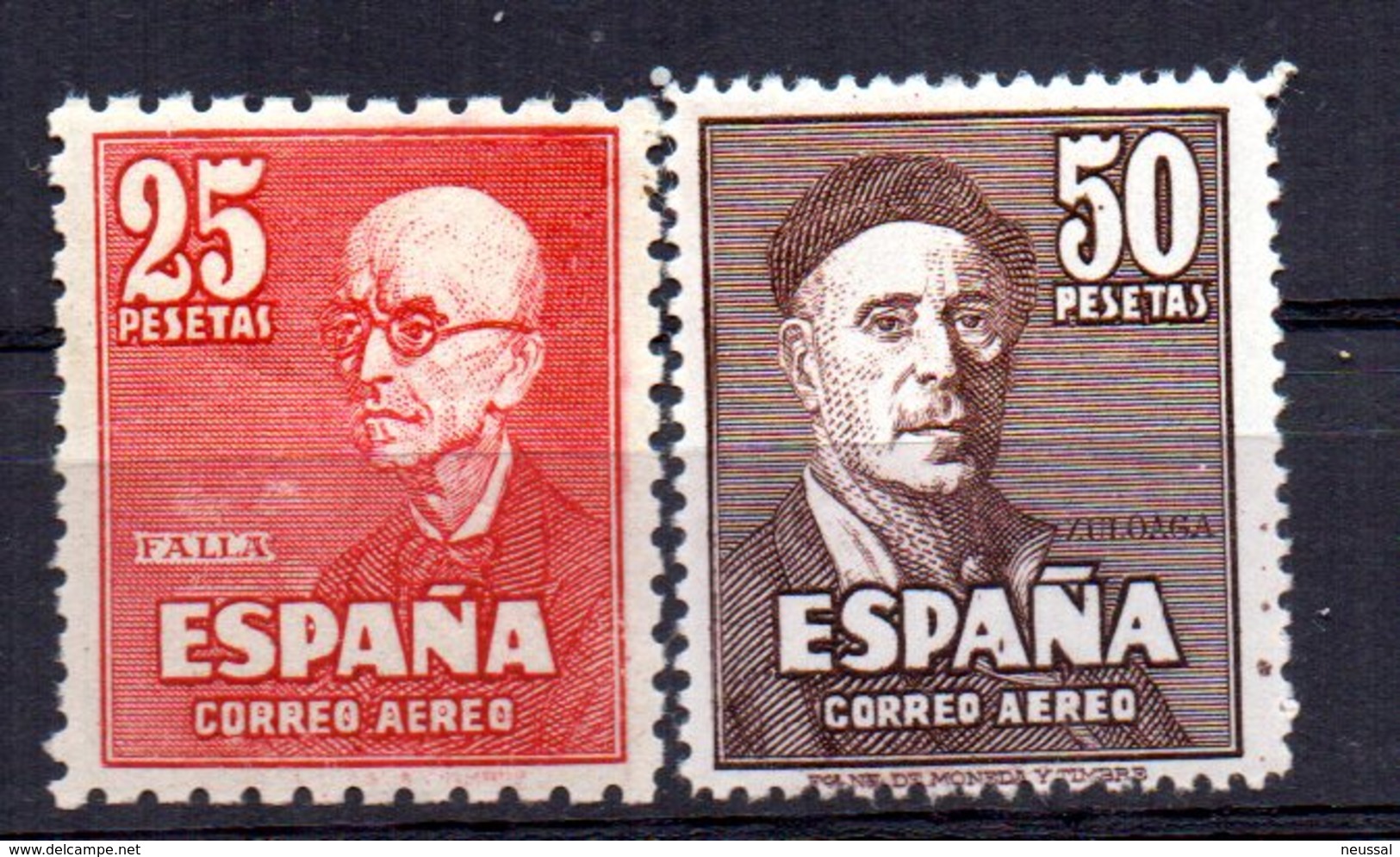 Sellos Nº 1015/16FN  Dentado    ESpaña - Variétés & Curiosités