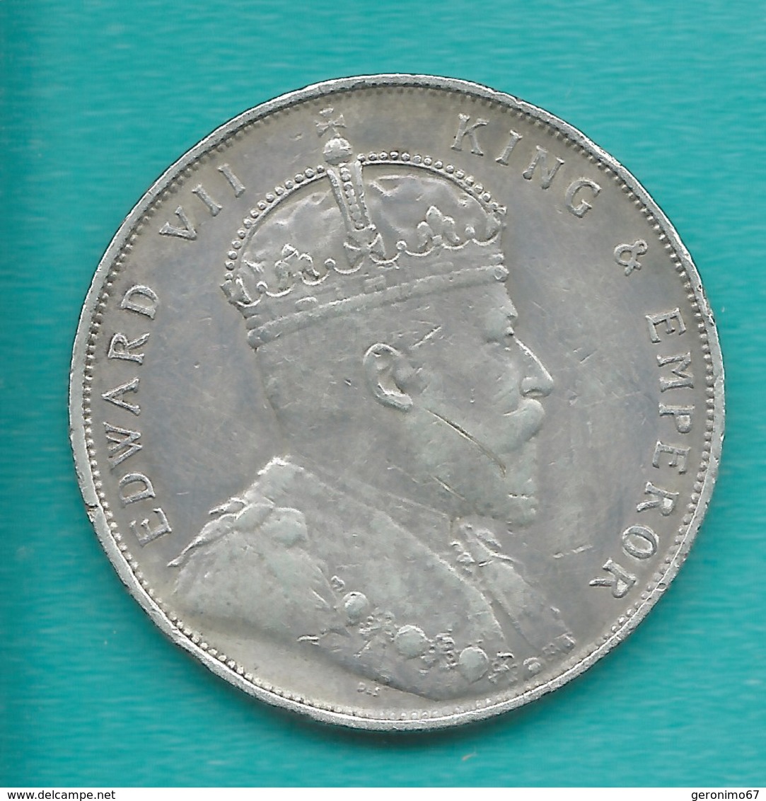 Straits Settlements - Edward VII - Dollar - 1907 - KM26 - Colonies