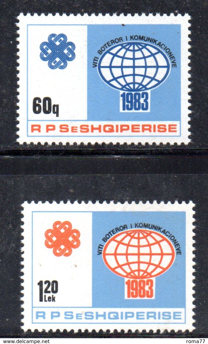 XP3991 - ALBANIA 1983 , Yvert Serie N. 1991/1992  ***  Telecomunicazioni - Albania