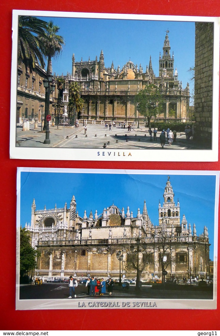 2 X Sevilla - Andalusien - Spanien - Kathedrale - Kirche - Gotik - Kirchen U. Kathedralen