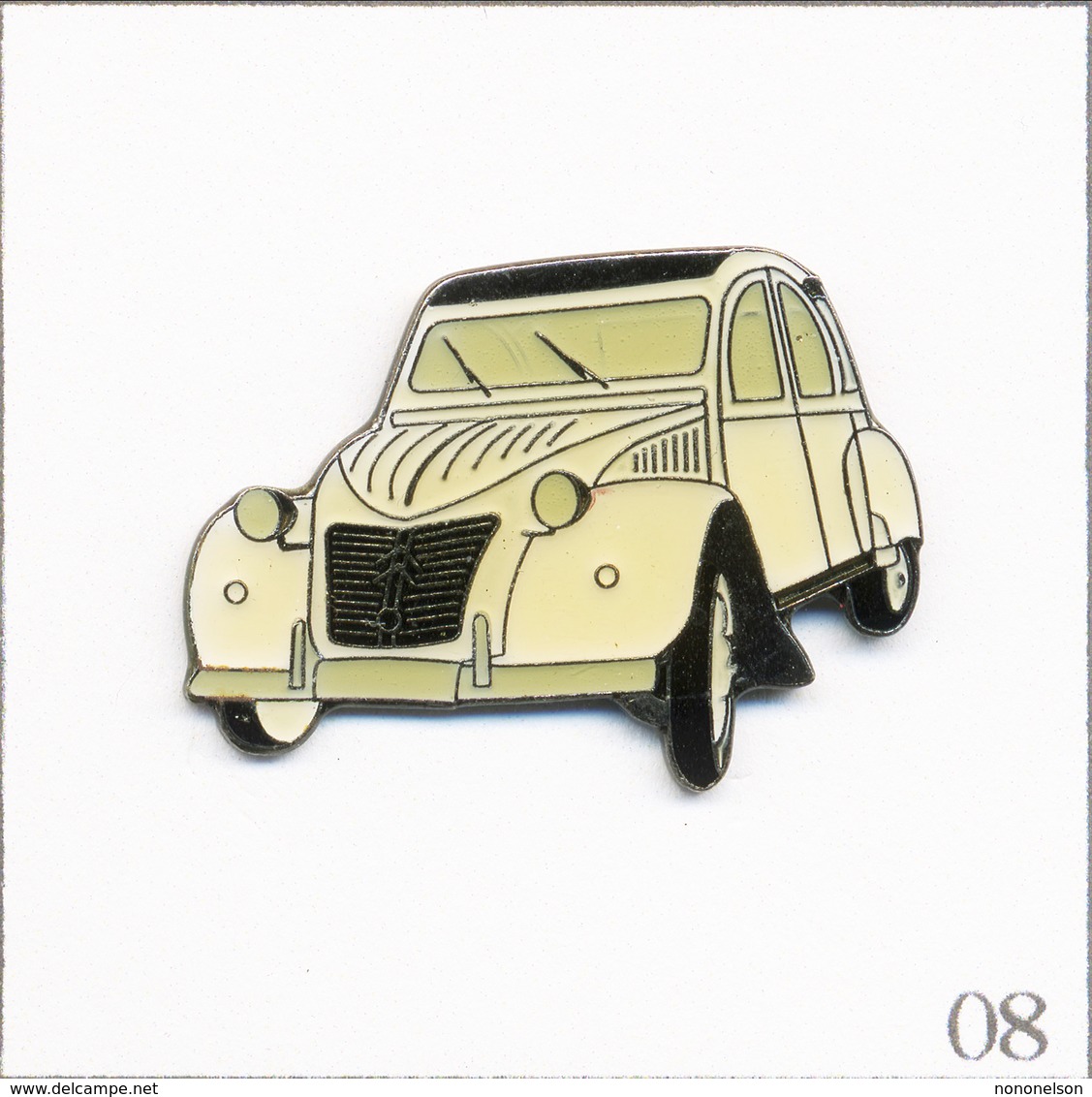 Pin's Automobile - Citroën / 2 CV N°01. Non Estampillé. Epoxy. T639-08 - Citroën