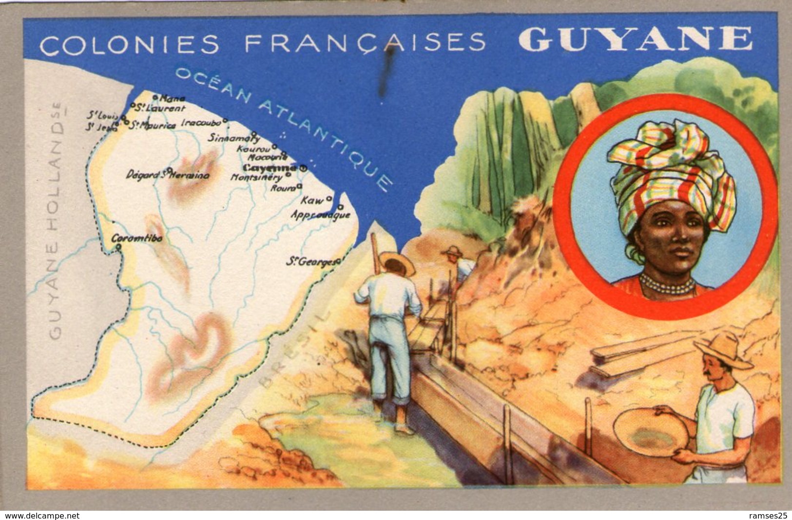 (84) CPA  Colonies Francaises  Guyane  Produits Du Lion Noir (Bon état) - Other & Unclassified