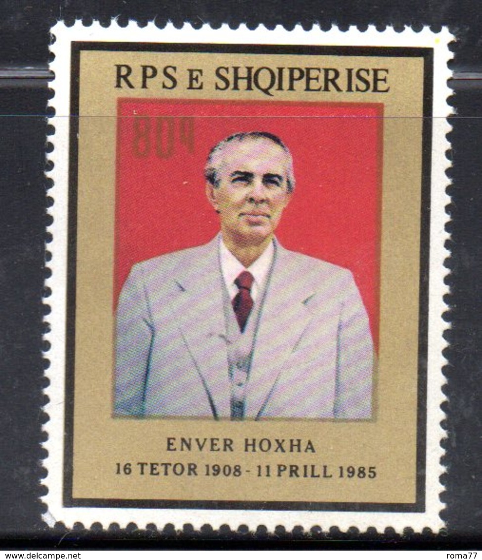 XP4003 - ALBANIA 1985 , Yvert Serie N. 2063  *** Enver Hoxa - Albania