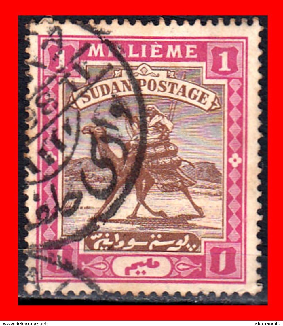 SUDAN CAMEL POST SELLO AÑO 1898-1906 - Sudan (1954-...)