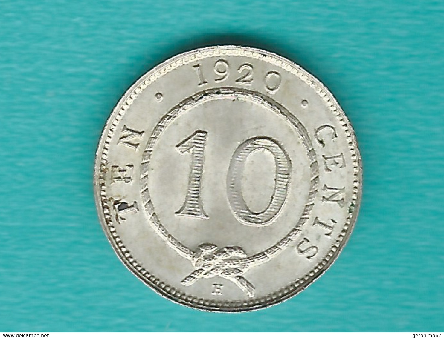 Sarawak - Rajah C V Brooke - 10 Cents - 1920 H - KM15 - Malaysie