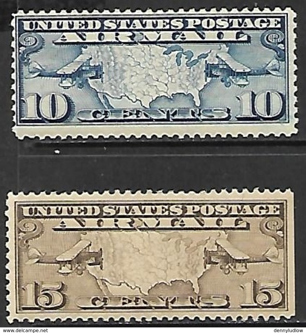 US  1926  Sc#C7-8   10c & 15c  Airmails  MNH   2016 Scott Value $9.75 - 1b. 1918-1940 Ongebruikt