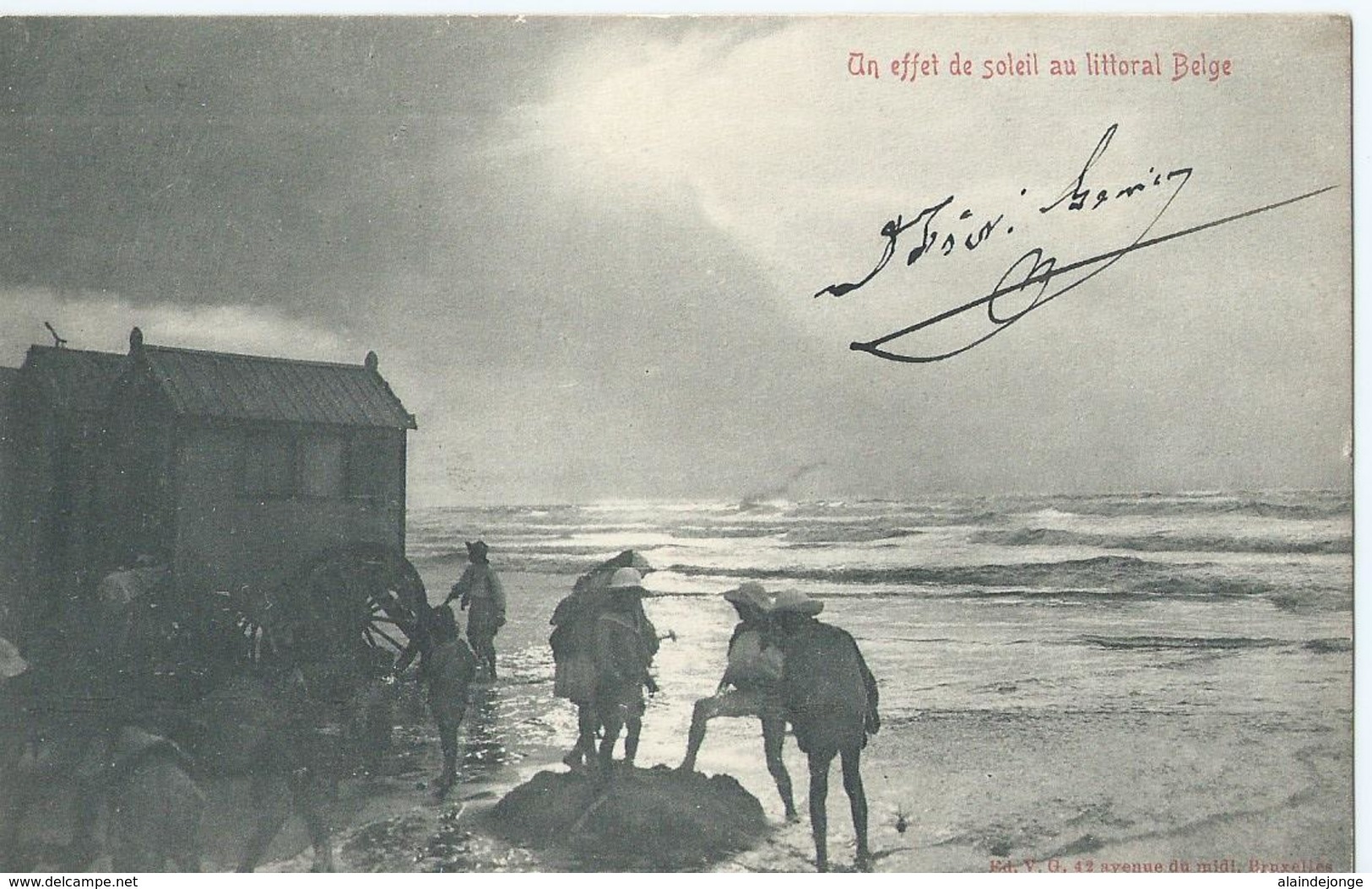 Ostende - Ostende - Un Effet De Soleil Au Littoral Belge - Ed. V.G. - 1906 - Oostende