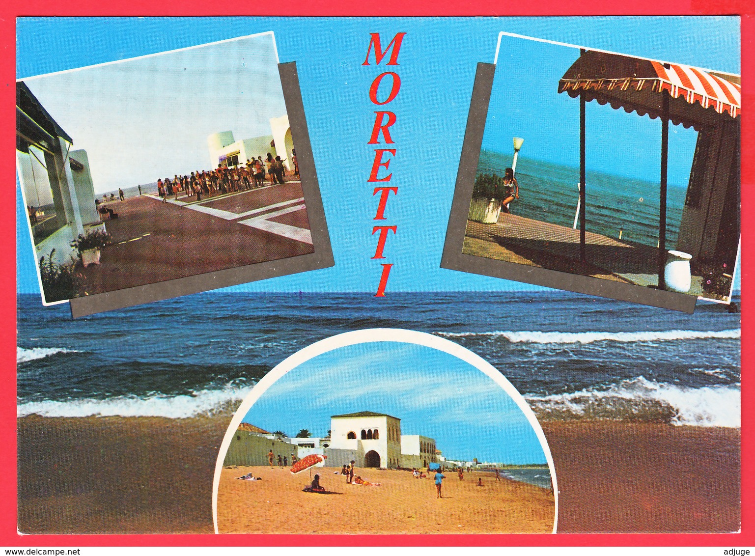 CPM- ALGER - Souvenir De MORETTI - Multivues - Animation ** 2 SCANS - Ghardaïa