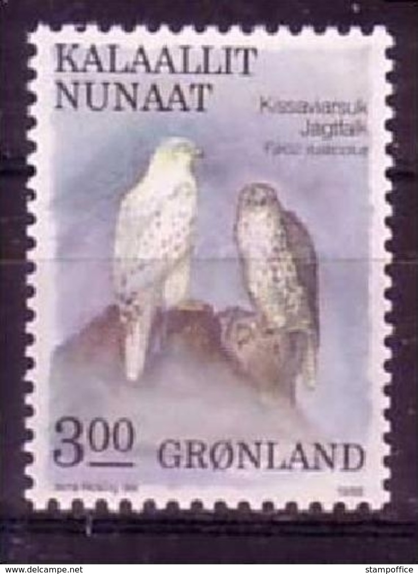 GRÖNLAND MI-NR. 181 ** FALKE - FALCO RUSTICOLUS - Adler & Greifvögel