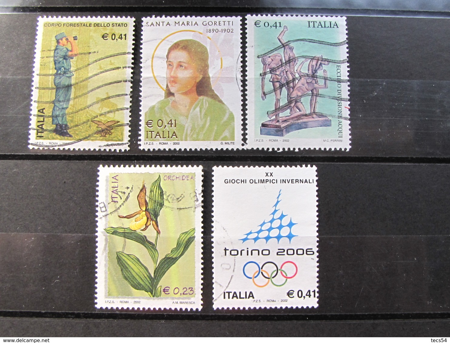 *ITALIA* LOTTO 5 USATI 2002 - FORESTALE GORETTI ACQUI FLORA TORINO 2006 - 2001-10: Used