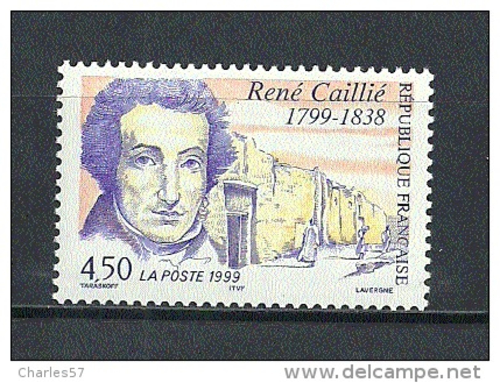 France: N° 3257 ** Portrait  De René Caillé - Unused Stamps