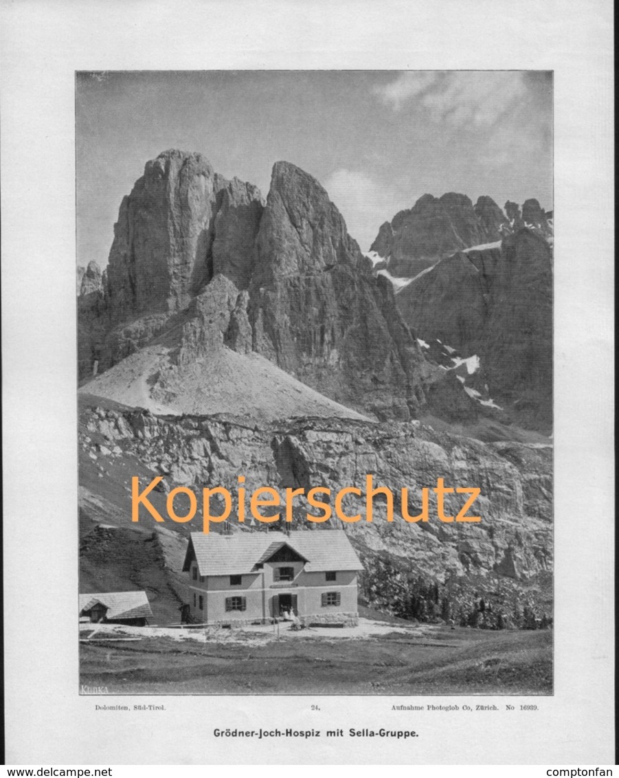 002 Konvolut 10 Bilder Dolomiten Gardasee Vor 110 Jahren !! - Historische Documenten