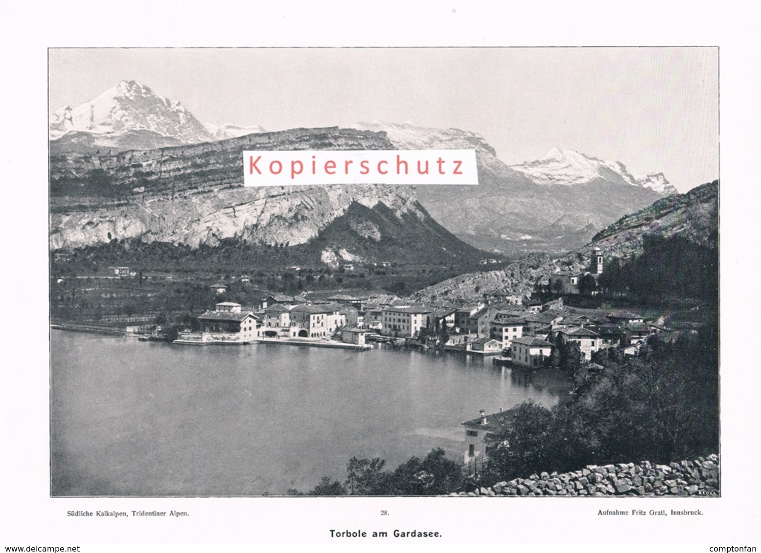 002 Konvolut 10 Bilder Dolomiten Gardasee Vor 110 Jahren !! - Historische Documenten