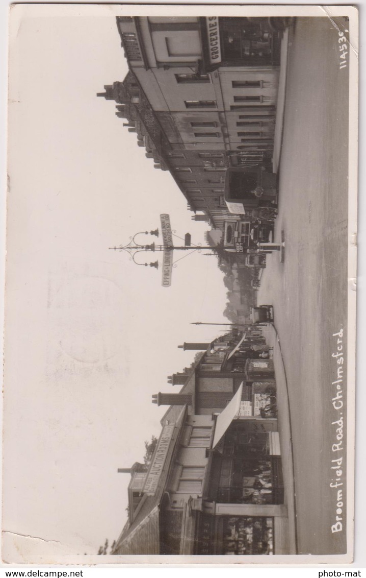 102 - Angleterre - Chelmsford - Broomfield Road - Carte Photo - Lieux