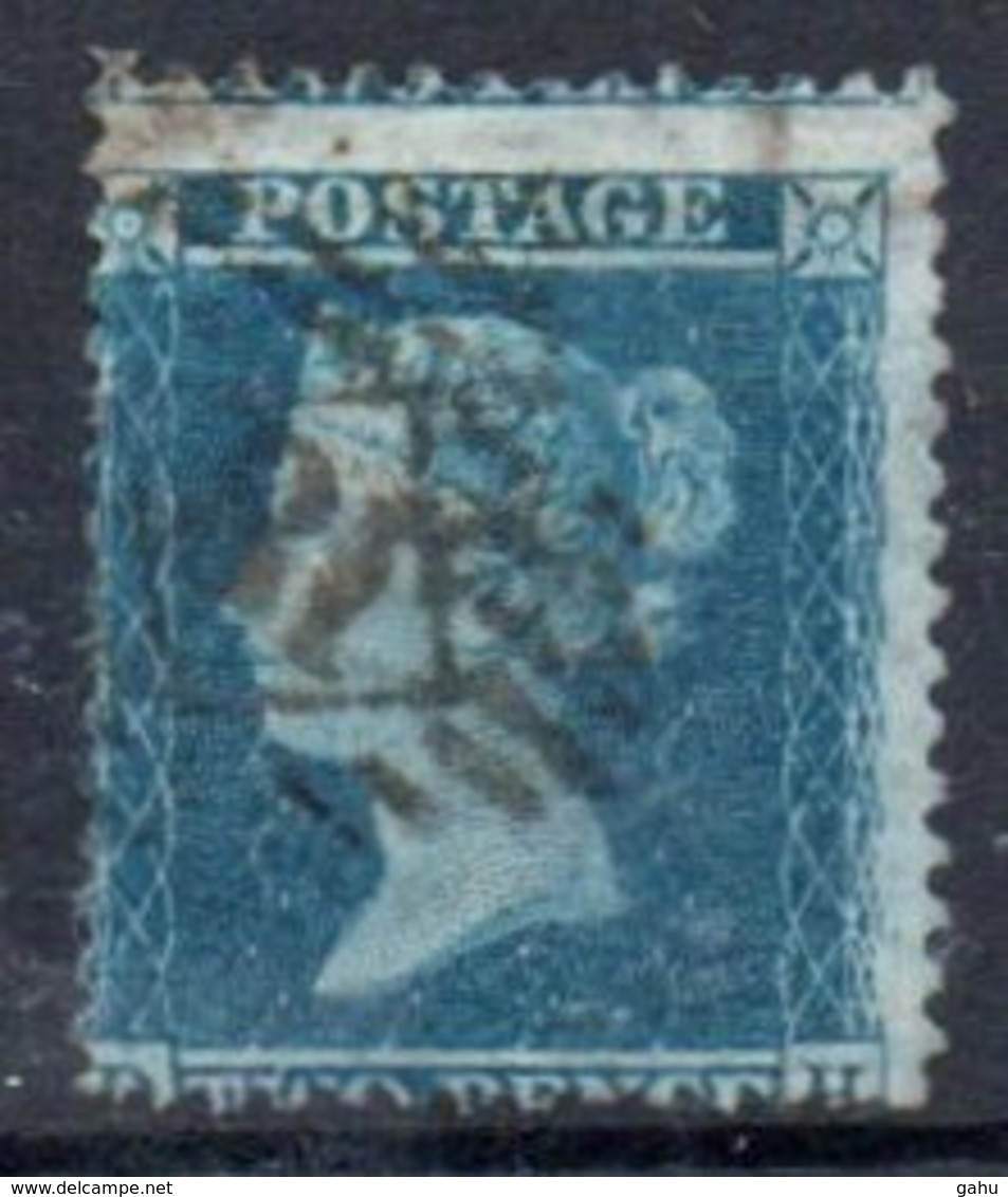 Grande Bretagne 1855 ; N° Y : 15 ; Ob ; D14; Fil. Grande Cour.;perçage Décalé ;sans Défauts; Cote Y : 65.00 E. - Used Stamps