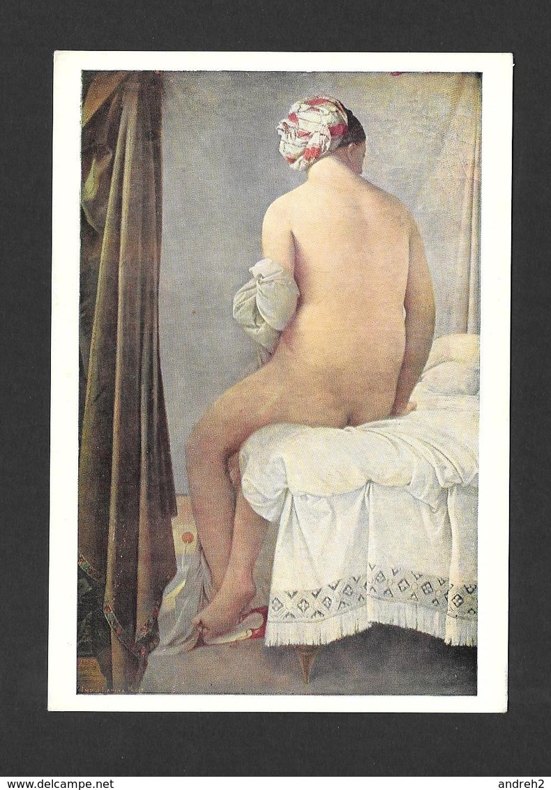 PEINTURES - PAINTING - J.A. INGRES 1780-1867 - LA BAIGNEUSE THE BATHER - MUSÉE DU LOUVRE - PAR ÉDITIONS NOMIS - Peintures & Tableaux