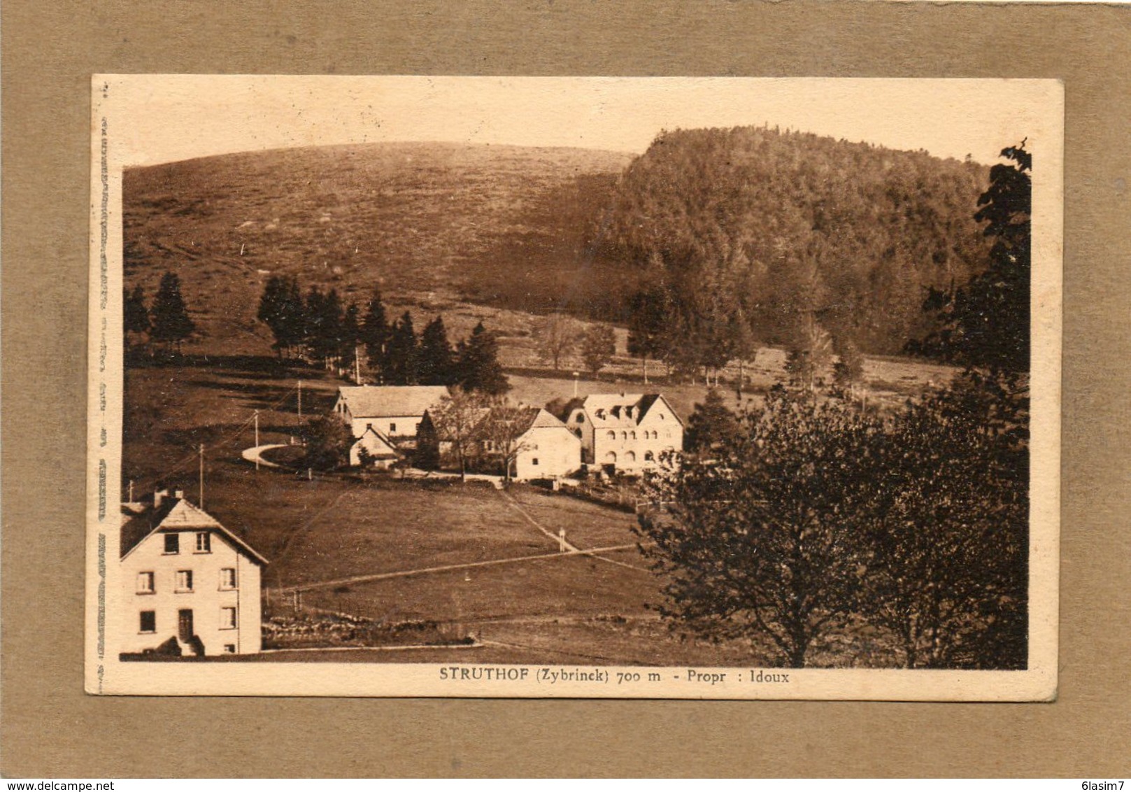 CPA - Environs De SCHIRMECK (67) - STRUTHOF (Zybrinck) - Aspect De La Ferme-Auberge-Hôtel IDOUX En 1932 - Autres & Non Classés