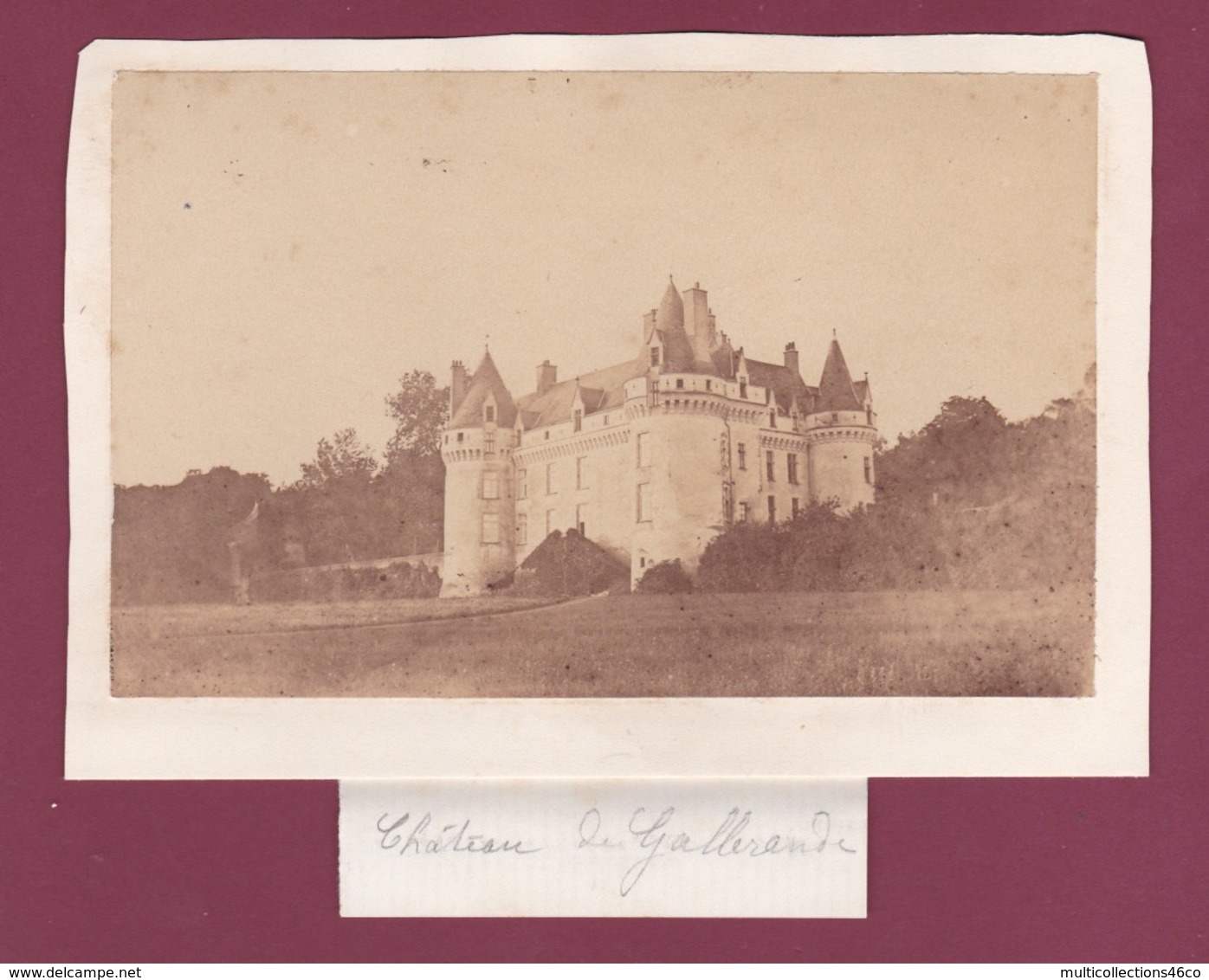 060119 - PHOTO ANCIENNE 72 LUCHE PRINGE Le Château De Gallerande - Luche Pringe