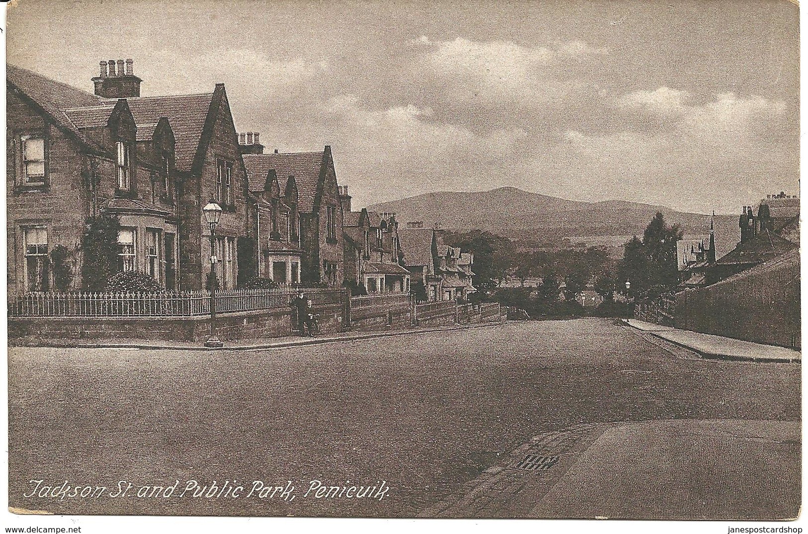 JACKSON ST AND PUBLIC PARK - PENICUIK - EAST LOTHIAN - SCOTLAND - East Lothian