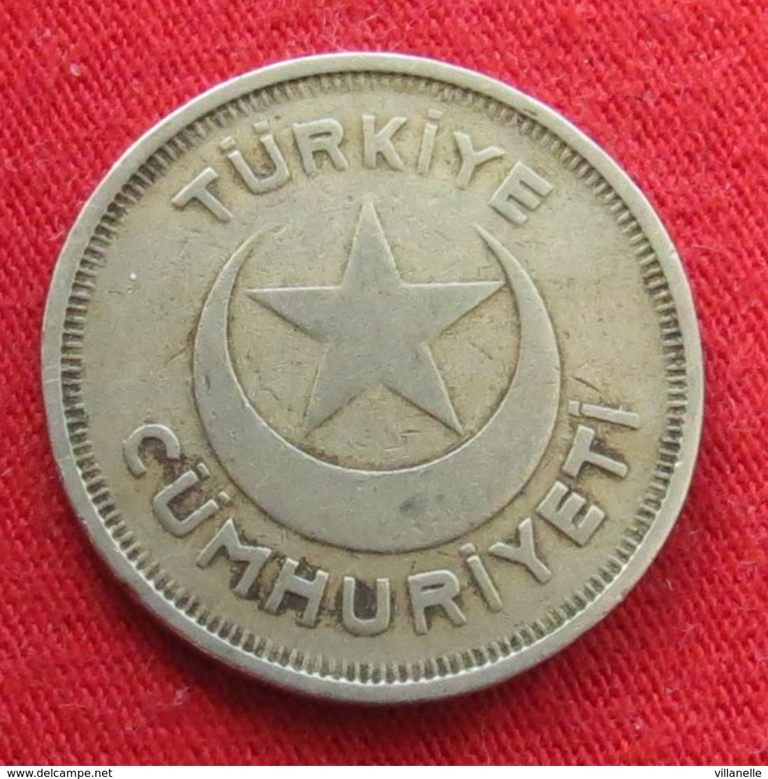 Turkey 5 Kurus 1937 KM# 862  Turquia Turquie - Turquie